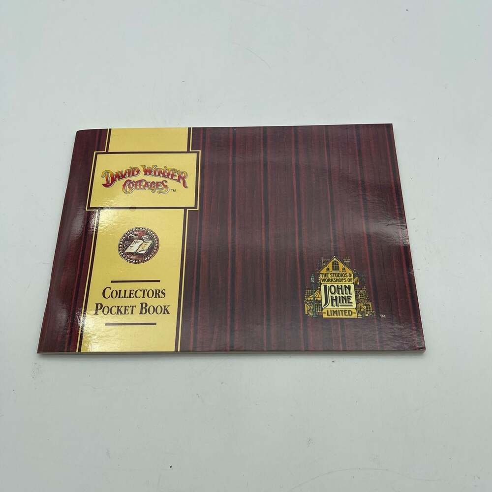 1989 David‎ Winter Cottages Collectors Pocket Book John Hine Studios